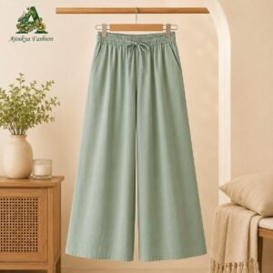 solid cotton palazzo